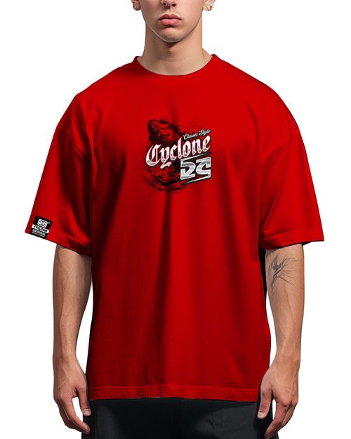 Camisa Cyclone Oversized Art Fish Metal