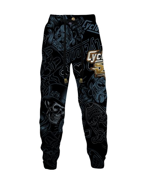 Calça Cyclone Veludo Skull Mask