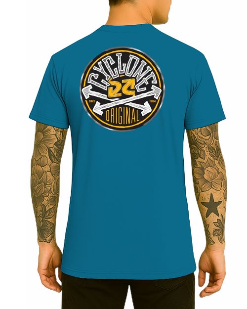 Camisa Cyclone Stone Metal - AZUL MAR