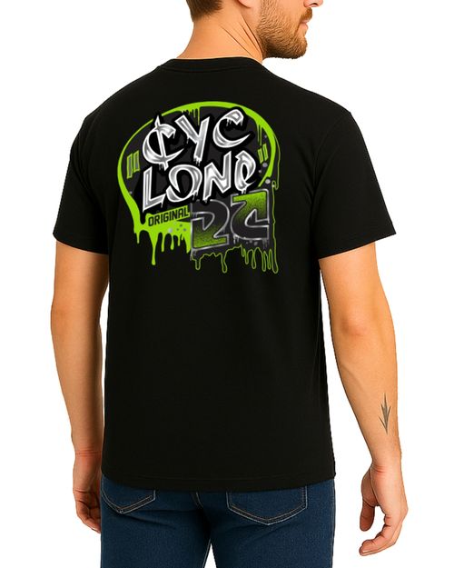 Camisa Cyclone Melted Metal - PRETO