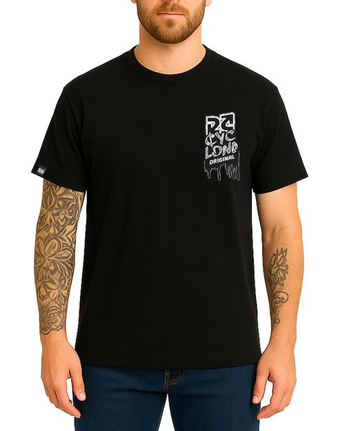 Camisa Cyclone Melted Metal - PRETO