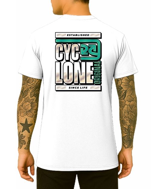Camisa Cyclone Magazine Metal - BRANCO