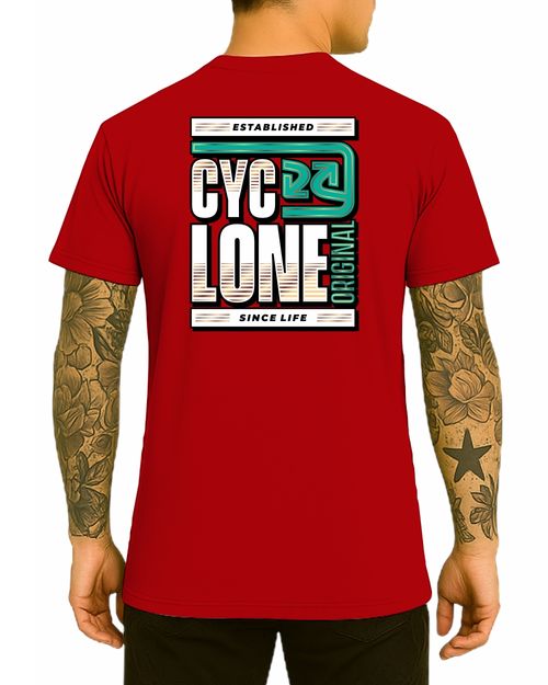 Camisa Cyclone Magazine Metal - VERMELHO RUBRO