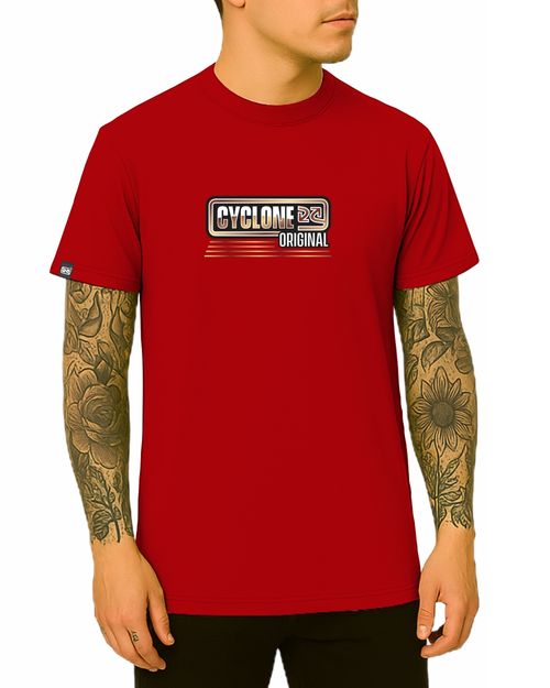 Camisa Cyclone Magazine Metal - VERMELHO RUBRO