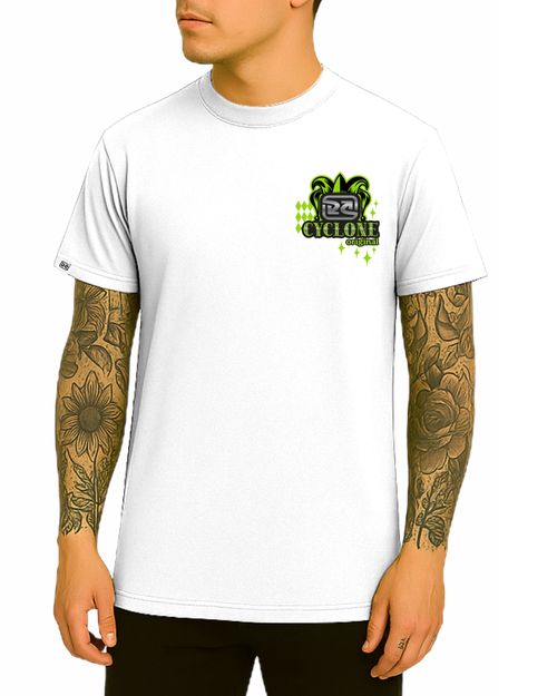 Camisa Cyclone Cash Joker Metal - BRANCO