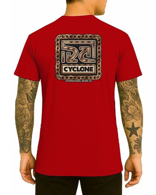 Camisa Cyclone Goldenlink Metal - VERMELHO RUBRO