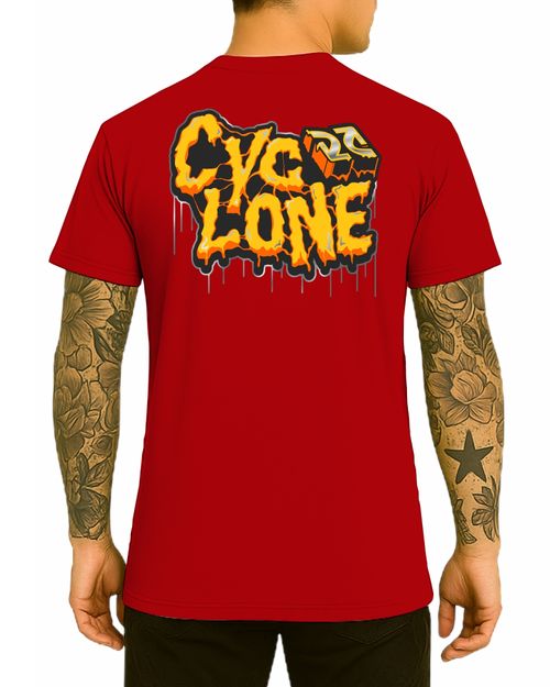 Camisa Cyclone Slow Melt Metal - VERMELHO RUBRO