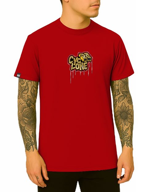 Camisa Cyclone Slow Melt Metal - VERMELHO RUBRO