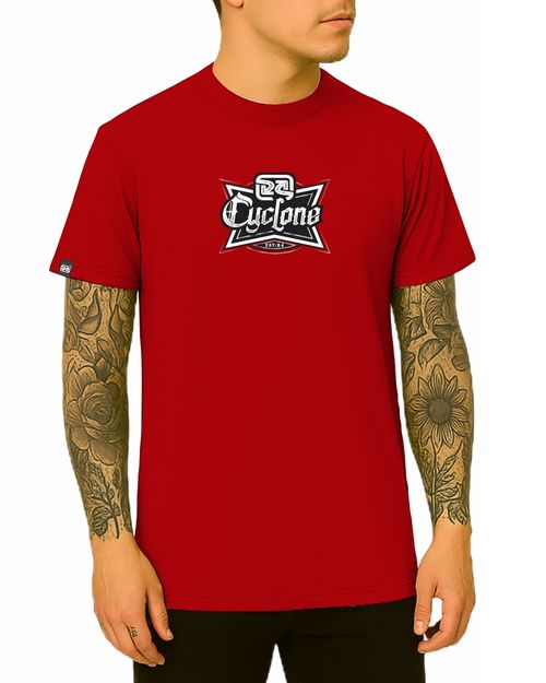 Camisa Cyclone Riff Metal - VERMELHO RUBRO