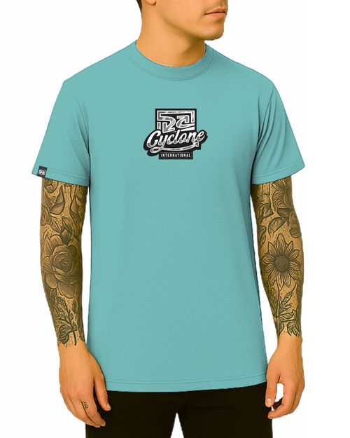 Camisa Cyclone Raptor Metal - AZUL TURQUESA