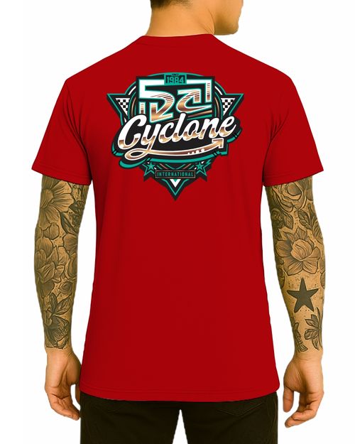 Camisa Cyclone Raptor Metal - VERMELHO RUBRO