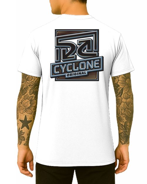 Camisa Cyclone Frame Metal - BRANCO