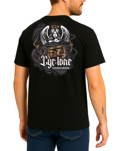 Camisa Cyclone Prayer Metal - PRETO