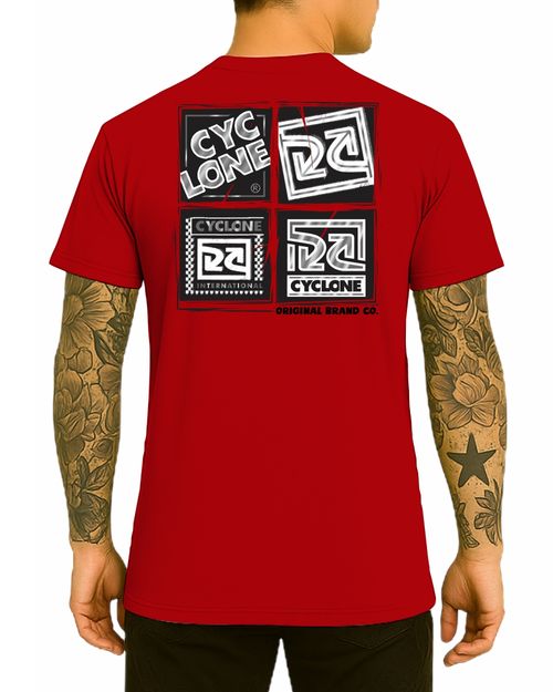 Camisa Cyclone Collage Metal