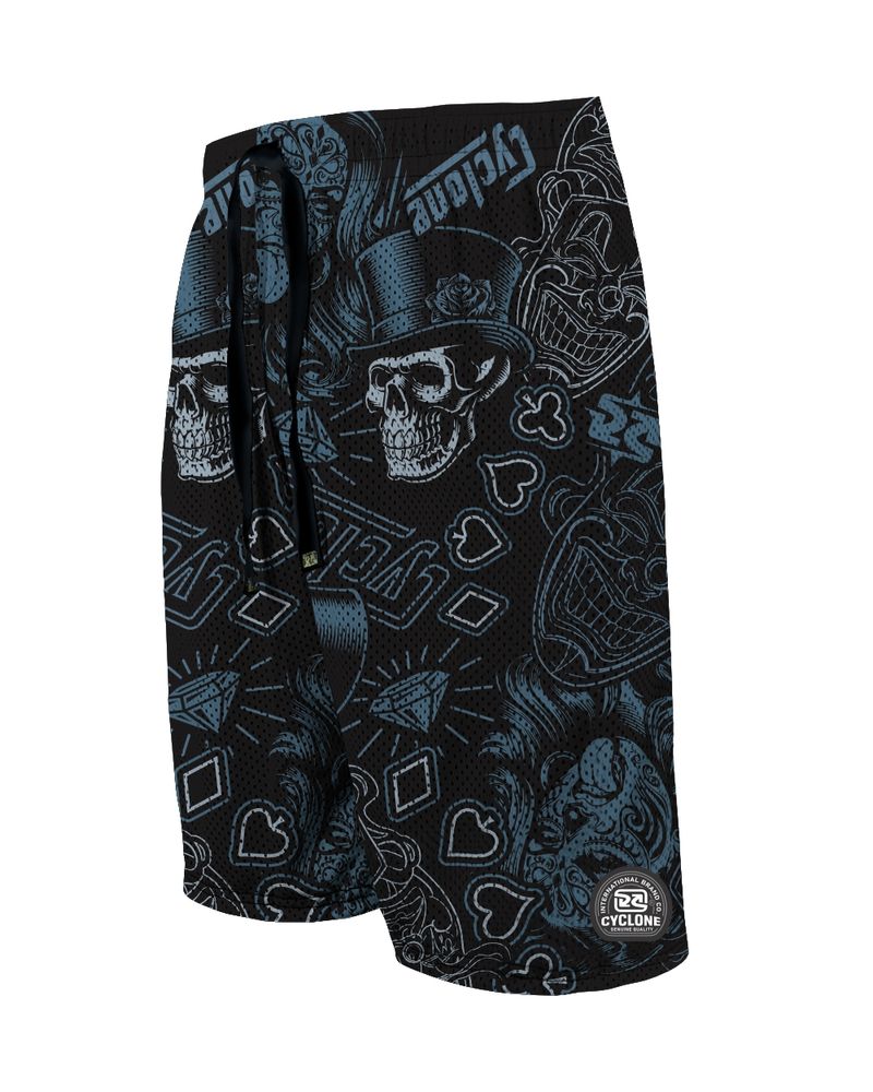 Bermuda-Cyclone-Dry-Basket-One-Face-Skull-Mask-preto-azul--1-