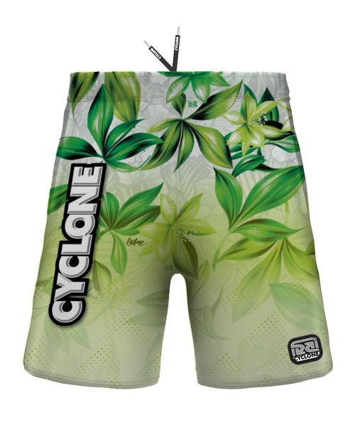 Short Cyclone Longo Stretch Green Lines