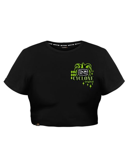 Baby Look Cyclone Cropped Cash Joker Metal