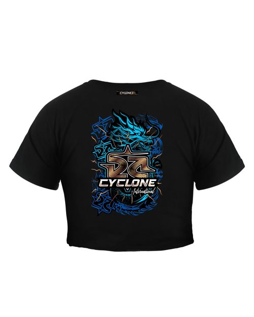 Baby Look Cyclone Cropped Mystic Dragon Metal