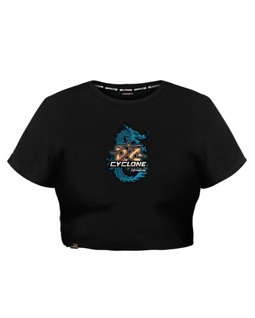 Baby Look Cyclone Cropped Mystic Dragon Metal