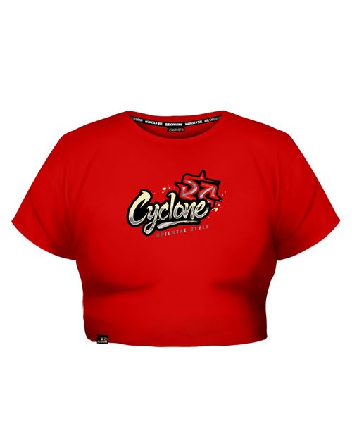 Baby Look Cyclone Cropped Oriental Samurai Metal