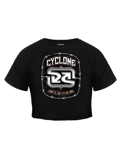 Baby Look Cyclone Cropped Iron Thorn Metal