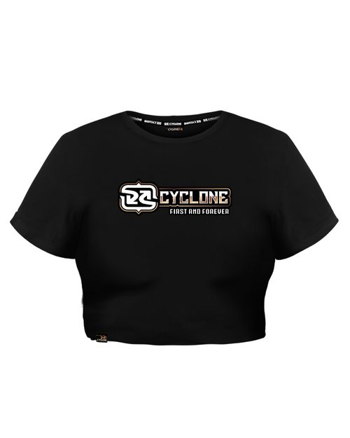 Baby Look Cyclone Cropped Iron Thorn Metal