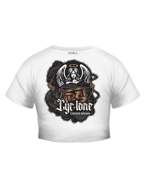Baby Look Cyclone Cropped Prayer Metal