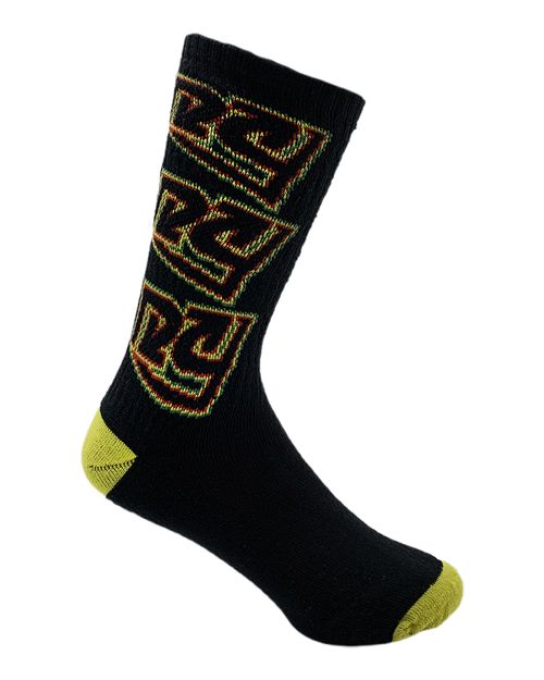 Meia Cyclone Longa Rasta Bolt