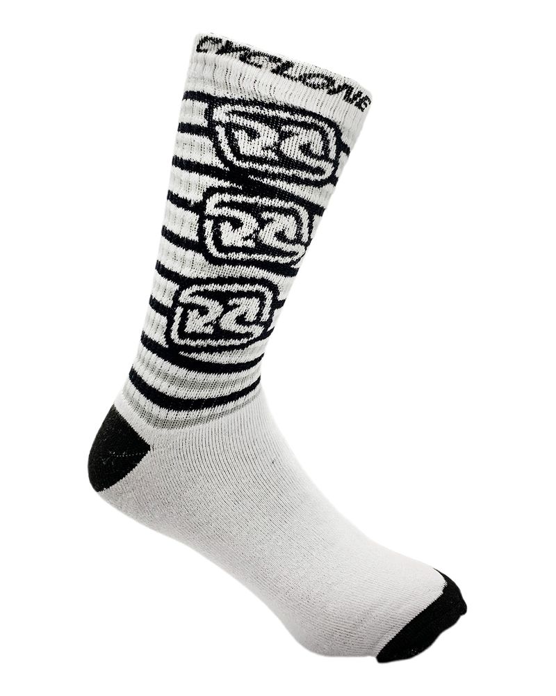 meia cyclone longa basket style branco -2-