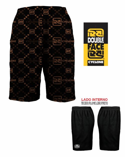 Bermuda Cyclone Dry Basket High Fashion (Dupla Face)