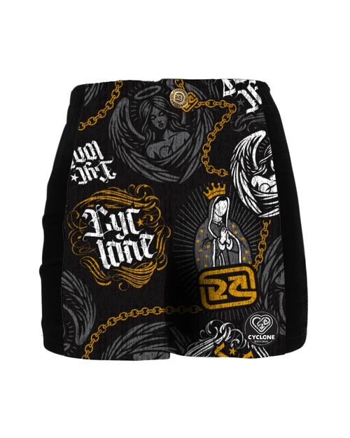 Short Feminino Cyclone Veludo Prayer Light