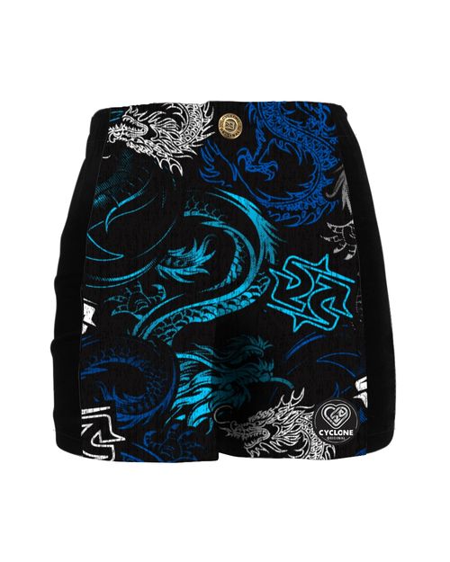 Short Feminino Cyclone Veludo Mystic Dragon Light