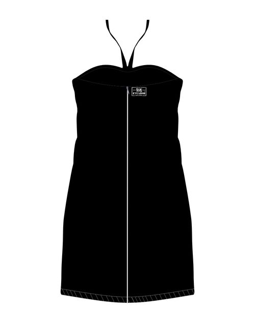 Vestido Cyclone Veludo Style Hawaiian Garden