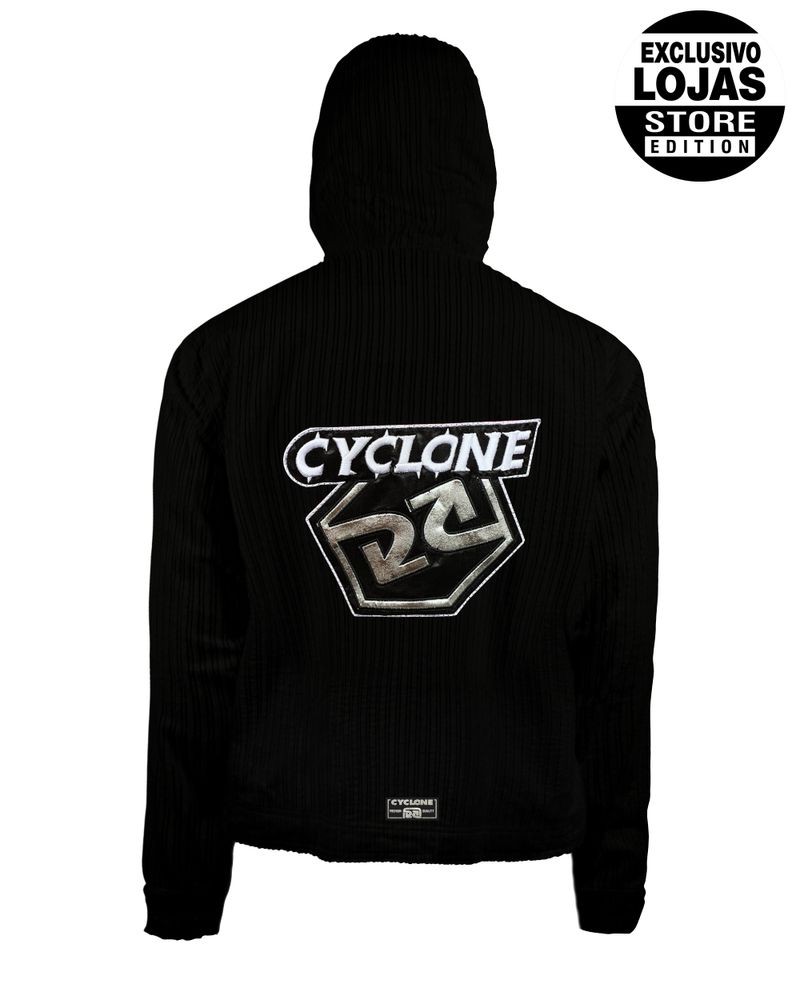 jaqueta feminina cyclone veludo relax future logo heavy preto -1-