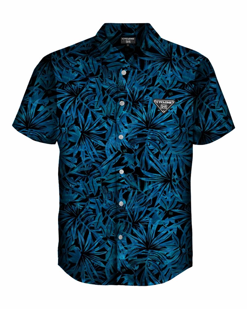 camisa cyclone tecido premium cartagena azul -1-