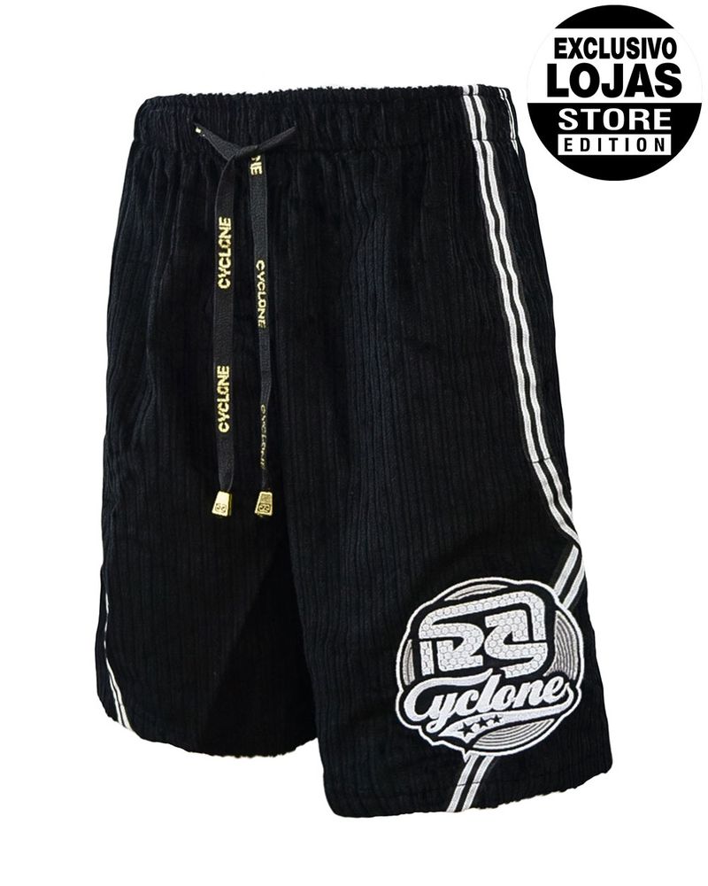 bermuda cyclone veludo basket canadian preto -1-