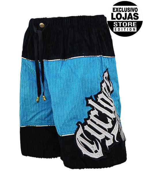 Bermuda Cyclone Veludo Recorte Pressure