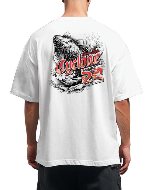 Camisa Cyclone Oversized Art Fish Metal