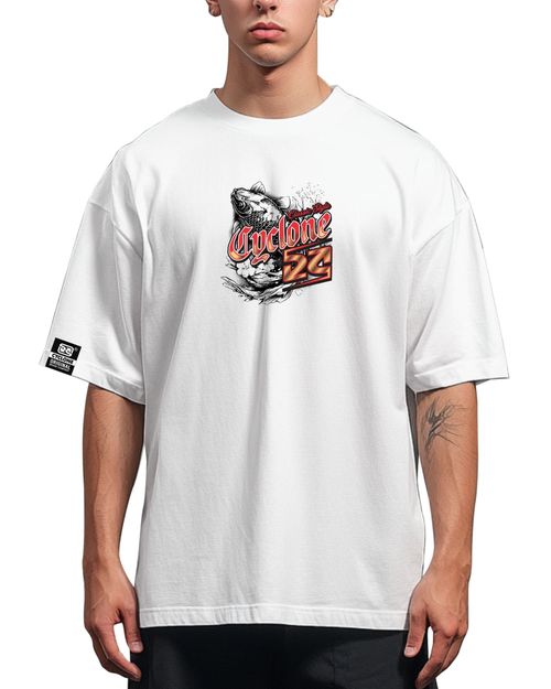 Camisa Cyclone Oversized Art Fish Metal