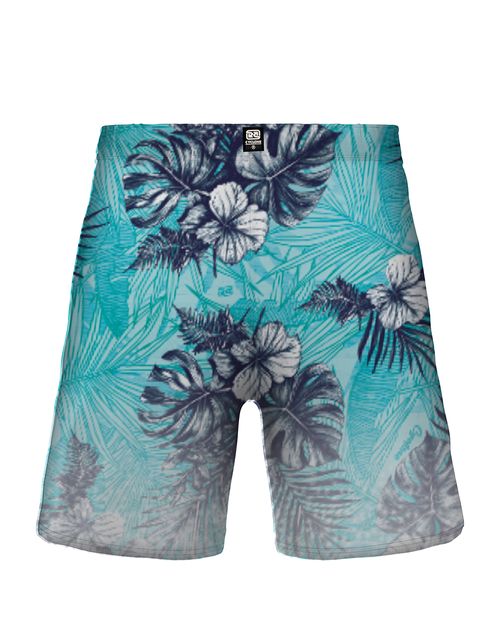 Short Cyclone Longo Premium Stretch Hawaiian White