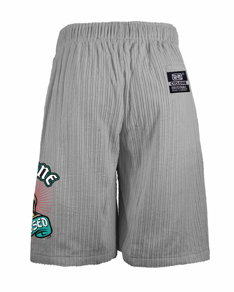 bermuda cyclone veludo relax premium new blessed cinza style -4-