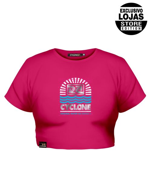 Baby Look Cyclone Cropped Water Metal