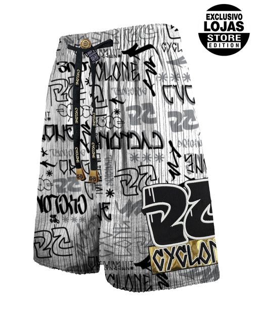 Bermuda Cyclone Veludo International Setas