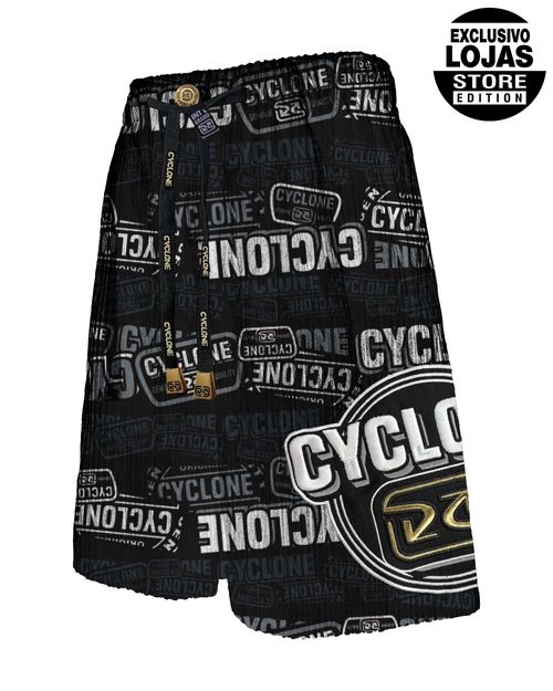 Bermuda Cyclone Veludo Multi Label