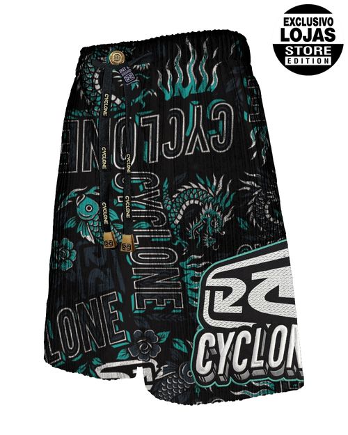 Bermuda Cyclone Veludo Flowers Dragon