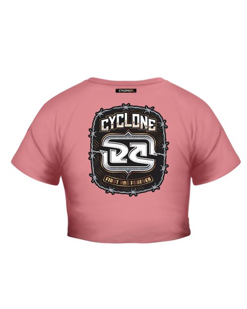 Baby Look Cyclone Cropped Iron Thorn Metal