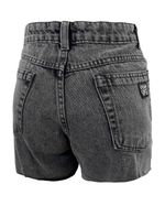 short feminino cyclone jeans black shine -5-
