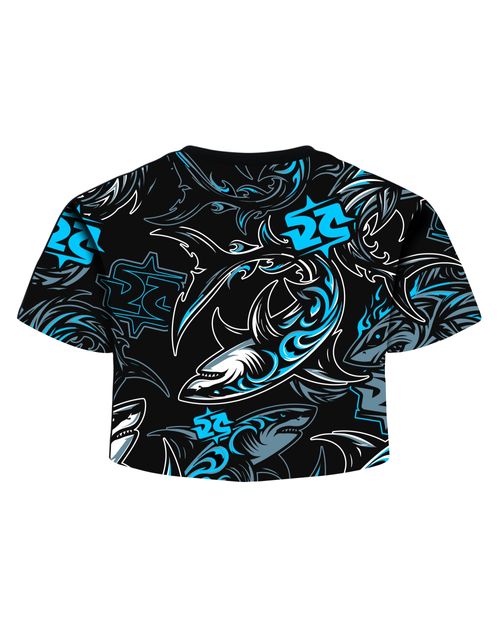 Blusa Cyclone Dif Cropped Tribal Shark