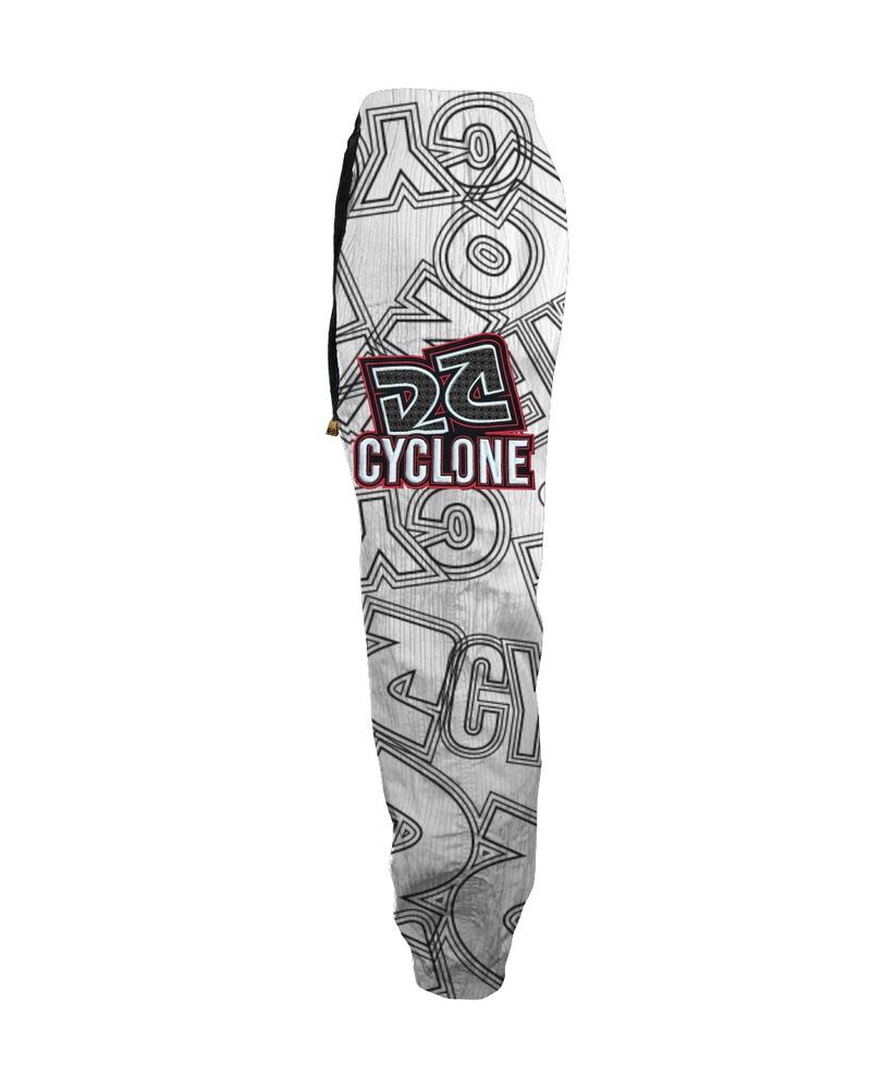 calca cyclone veludo giant letters branco preto -2-