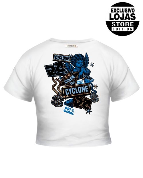 Baby Look Cyclone Diamond Angel Metal